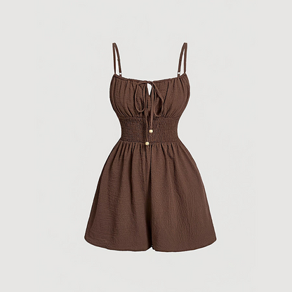 🌸 50% OFF NOW! 🌸Women’s Textured Crinkle Fabric Playsuit