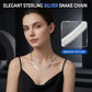 🌸 50% OFF NOW! 🌸Elegant Sterling Silver Snake Chain