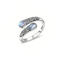 🌸 50% OFF NOW! 🌸Vintage Adjustable Open Ring with Teardrop Glowing Zircon