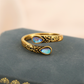 🌸 50% OFF NOW! 🌸Vintage Adjustable Open Ring with Teardrop Glowing Zircon