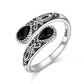 🌸 50% OFF NOW! 🌸Vintage Adjustable Open Ring with Teardrop Glowing Zircon
