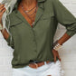 📢📢40% OFF !! ⏰Women's Solid Lapel Long Sleeves Button-Down Shirt