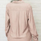 📢📢40% OFF !! ⏰Women's Solid Lapel Long Sleeves Button-Down Shirt