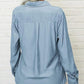 📢📢40% OFF !! ⏰Women's Solid Lapel Long Sleeves Button-Down Shirt