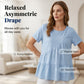 🌸 40% OFF NOW! 🌸Women's Short Sleeve Tiered Tunic Top