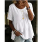 🌸 40% OFF NOW! 🌸Women's Short Sleeve Tiered Tunic Top