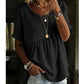 🌸 40% OFF NOW! 🌸Women's Short Sleeve Tiered Tunic Top