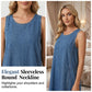 🌸 40% OFF NOW! 🌸Women's Sleeveless Maxi Denim Dress with Pockets
