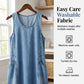 🌸 40% OFF NOW! 🌸Women's Sleeveless Maxi Denim Dress with Pockets