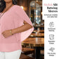 🌸 40% OFF NOW! 🌸Women’s Summer Batwing Sleeve Top Casual Split Loose Blouse