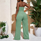 🌸 40% OFF NOW! 🌸Women's Strapless High-Waisted Wide-Leg Jumpsuit