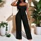 🌸 40% OFF NOW! 🌸Women's Strapless High-Waisted Wide-Leg Jumpsuit