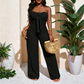 🌸 40% OFF NOW! 🌸Women's Strapless High-Waisted Wide-Leg Jumpsuit