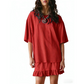📢📢40% OFF !! ⏰Women's Oversized T-Shirt & Ruffle Skirt 2-Piece Set 🌸