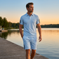 📢📢50% OFF !! ⏰Men's Casual Short-Sleeve Shorts Set