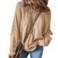 🌸 50% OFF NOW! 🌸Women's Waffle Knit Long Sleeve Top