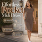 🌸 60% OFF NOW! 🌸Women's Crew Neck Solid Color Dress