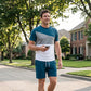👕 50% OFF NOW! 🎨 Men's Color-Block T-Shirt & Shorts Set – Soft cotton & breathable – Perfect for summer, sports or lounging – stylish and comfortable 🩳✨