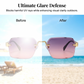 📢📢50% OFF !! ⏰Rimless Rectangular Sunglasses for Men & Women