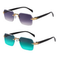 📢📢50% OFF !! ⏰Rimless Rectangular Sunglasses for Men & Women
