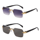 📢📢50% OFF !! ⏰Rimless Rectangular Sunglasses for Men & Women