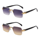 📢📢50% OFF !! ⏰Rimless Rectangular Sunglasses for Men & Women