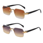 📢📢50% OFF !! ⏰Rimless Rectangular Sunglasses for Men & Women