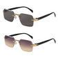 📢📢50% OFF !! ⏰Rimless Rectangular Sunglasses for Men & Women