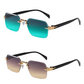 📢📢50% OFF !! ⏰Rimless Rectangular Sunglasses for Men & Women