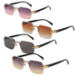📢📢50% OFF !! ⏰Rimless Rectangular Sunglasses for Men & Women