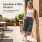🌸 60% OFF NOW! 🌸Women's Wide Leg Drawstring Denim Shorts