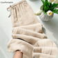 🌸 50% OFF NOW! 🌸Women’s Elastic Waist Cotton Loungewear Pants
