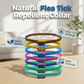 📢📢50% OFF !! ⏰ Natural Essential Oil Flea Collar – Repels Bugs, Not Safe for Pup. 🐶