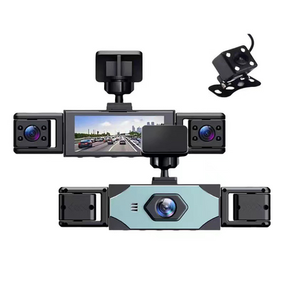 📢📢50% OFF !! ⏰360° Protection 4-Channel Dash Cam