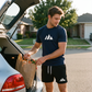 📢📢50% OFF !! ⏰Men's Short Sleeve T-Shirt & Drawstring Shorts Set