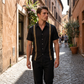 📢📢50% OFF !! ⏰Men's Breathable Shirt & Pants 2-Piece Set