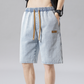 📢📢60% OFF !! ⏰Men's Summer Lightweight Denim Shorts Loose Fit Casual Five-Point Pants