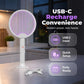 📢📢40% OFF !! ⏰2-in-1 Rechargeable Electric Fly Swatter