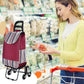 🛒 From Boot to Door, Up Stairs with Ease – Portable Folding Cart with 6-Wheel Stair Climber. Free UK Delivery