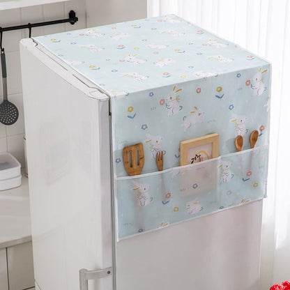 📢📢50% OFF !! ⏰Fridge cover – UV protection, storage pockets, durable & easy to clean!
