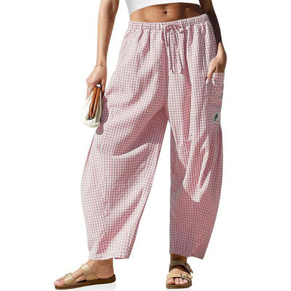 🌸 50% OFF NOW! 🌸Women's Summer Loose Fit Gingham Pants