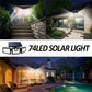 📢📢60% OFF !! ⏰Solar 3-Heads Wall Light With Sensor Lighting Function