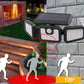 📢📢60% OFF !! ⏰Solar 3-Heads Wall Light With Sensor Lighting Function