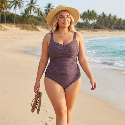 🌸 50% OFF NOW! 🌸 Women's Classic Plus-Size One-Piece Swimsuit
