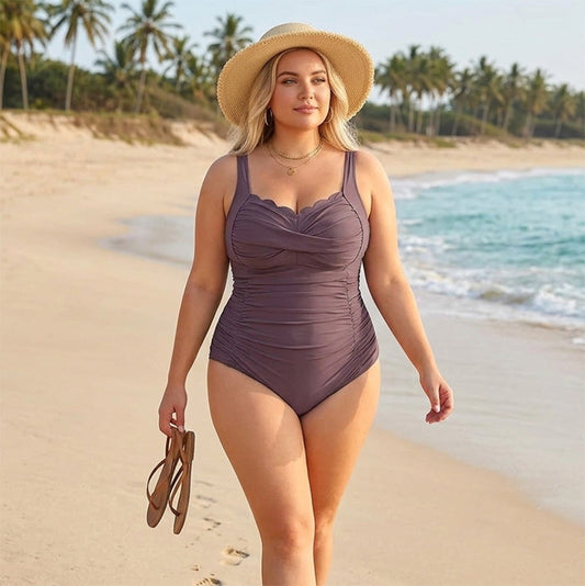 🌸 50% OFF NOW! 🌸 Women's Classic Plus-Size One-Piece Swimsuit