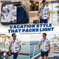 📢📢50% OFF !! ⏰Men's Printed Shirt & Shorts 2-Piece Set