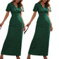 🌸 50% OFF NOW! 🌸Women's V-Neck Polka Dot Maxi Dress