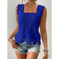 🌸 50% OFF NOW! 🌸Women's Elegant Square Neck Lace Tank Top