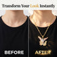 📢📢40% OFF !! ⏰Tri-Tone Angel Guardian Pendant Necklace