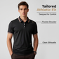 📢📢40% OFF !! ⏰Men Fashion Contrast Lapel Quick Drying Short Sleeve T-Shirt